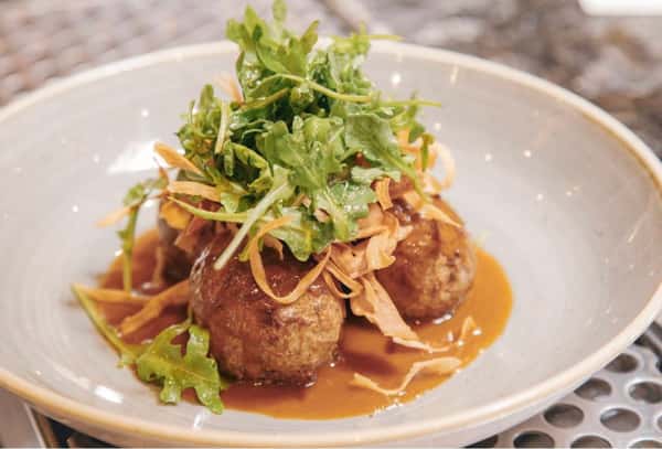 The blind pig specialty pork dish