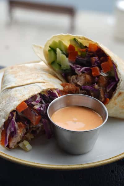 Crispy Chicken Karaage Wrap