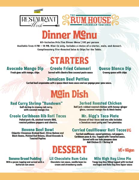 Rum House Dinner MSMA RW 2026