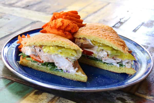 Grilled Mahi Mahi Sandwich