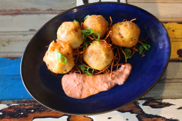 Crab & Sweet Potato Fritters