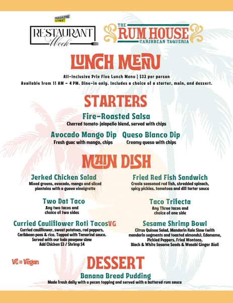 Rum House Lunch MSMA RW 2026