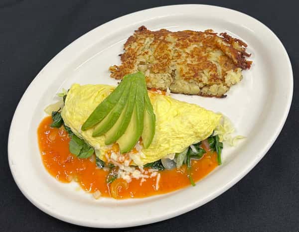 Spinach Omelette