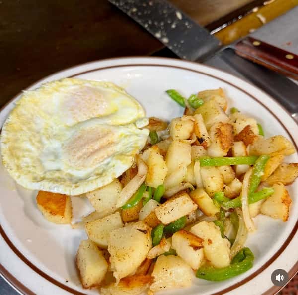 Two Eggs, Hash Browns