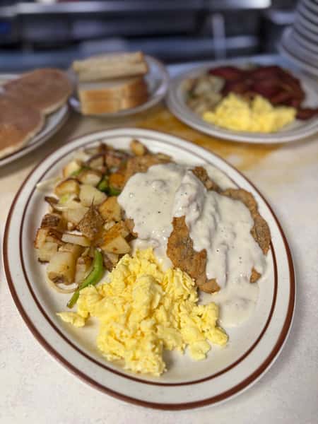 Chicken Fried Steak & Eggs