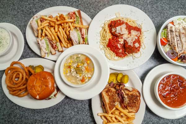 various dinner and lunch dishes