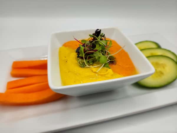 Roasted Red & Yellow Pepper Hummus