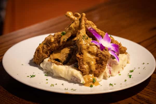 Cajun Smothered Lamb Chops