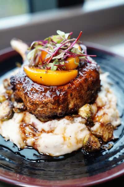 Peach Bourbon Chop*