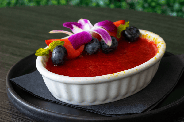 Red Velvet Cream Brulee