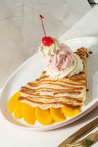 Peach Elixir Crepe