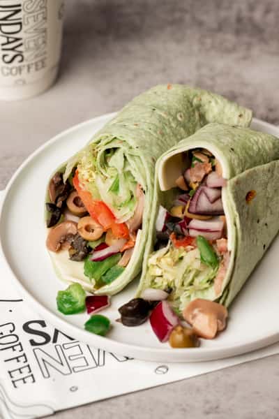 Veggie with Provolone Wrap