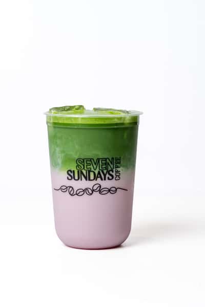 Raspberry Matcha Latte