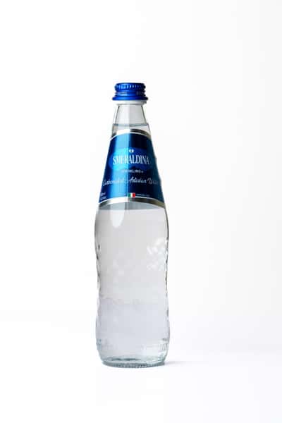 Glass Sparkling Water