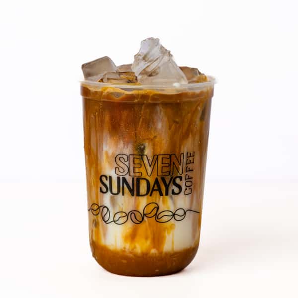 Vanilla Latte w/ Caramel Drizzle