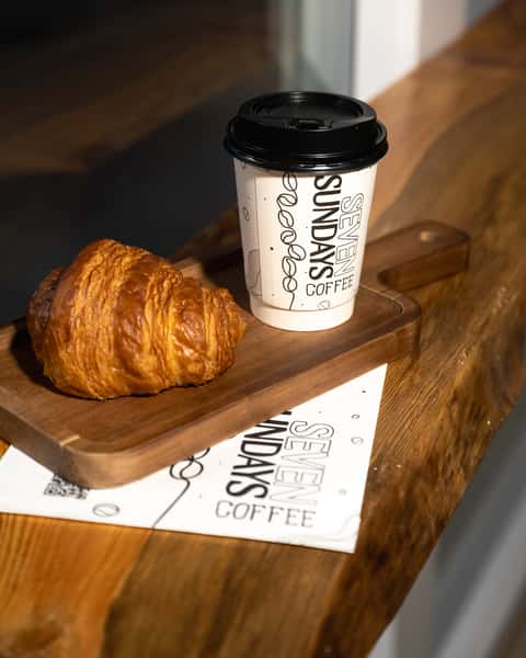 coffee and croissant