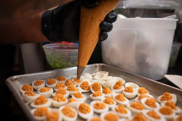 Deviled Quail Eggs