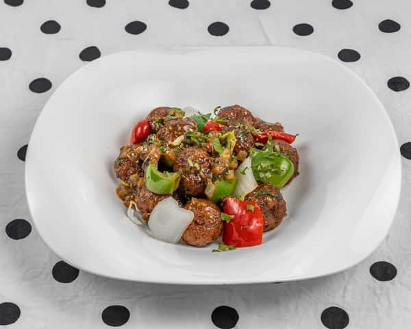 Veg Ball Manchurian / Chilly Soy