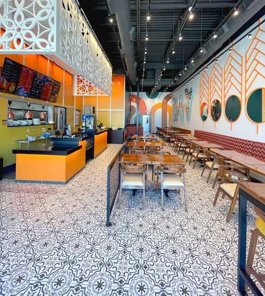 Interior view of dining room at the McKinney location
