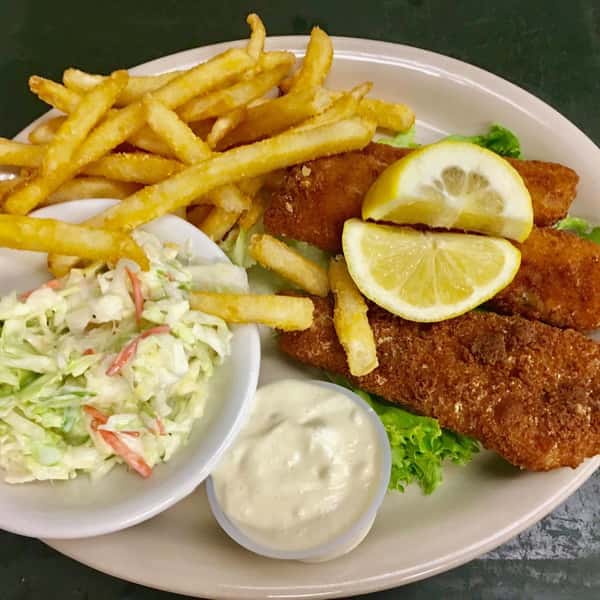 Fish, Chips & Cole Slaw