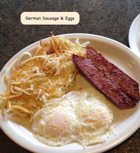 German Sausage & Eggs