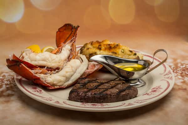 Signature Steak and Full Maine Tail