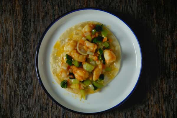 Shrimp Tacos Gobernador