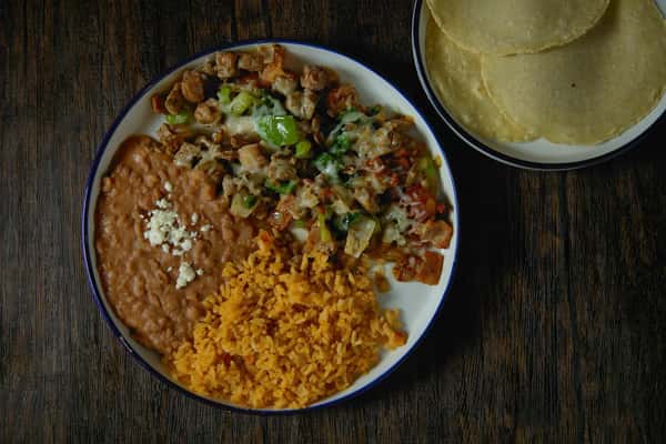Platillo De Alambre (Black Angus Steak Dish)