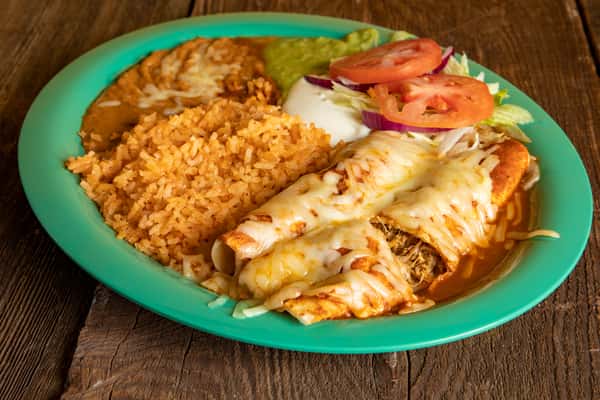 Enchiladas Dinner Plate