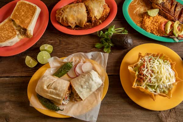 assorted mexican food