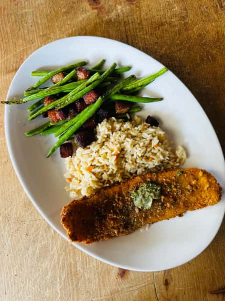 Pistachio Crusted Snapper