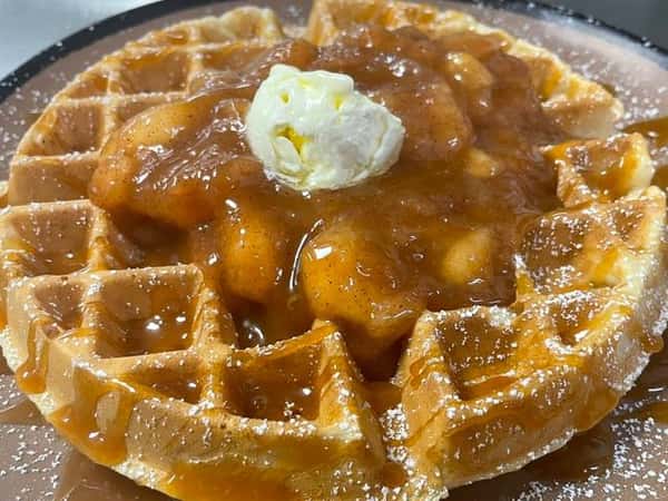 Caramel Apple Waffle