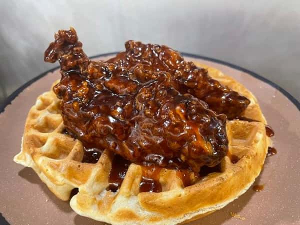 Bacon BBQ Glaze Chick N Waffles