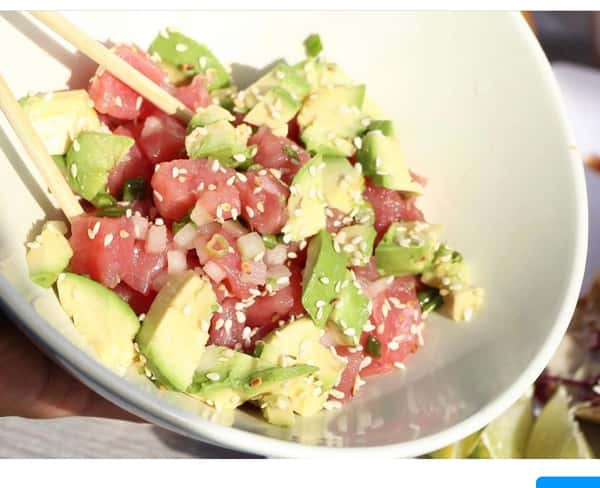 Hawaiian Style Poke Bowl