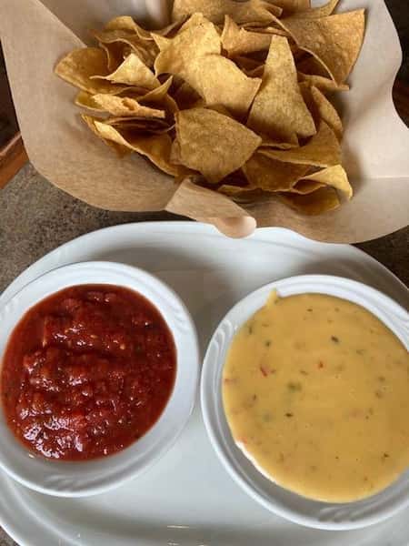 Chips and Housemade Salsa and or Queso