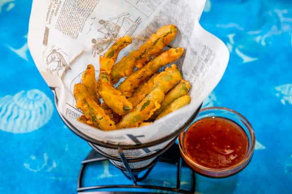 Crispy Coated Green Beans
