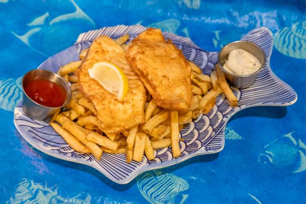 Lightly Battered Halibut