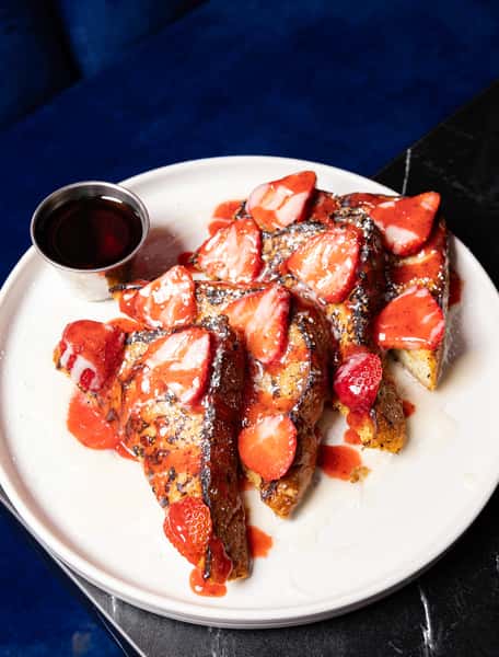 Lamb Chops and Dusse French Toast