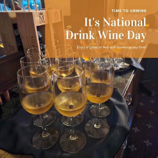 It's almost 5 o'clock and it's National Drink Wine Day, practically a National Holiday!  Not be confused with National Wine Day in May...just a great excuse to pop a cork tonight!

#nationalhotelbi #blockisland #nationaldrinkwineday