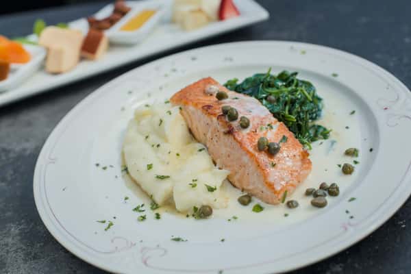 Wild Caught Herb Crusted Alaskan Salmon
