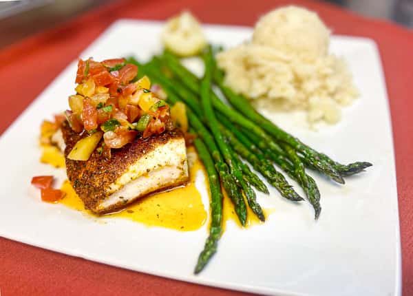 Pecan Encrusted Alaskan Halibut 