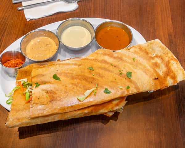 Mysore Veg Spring Dosa