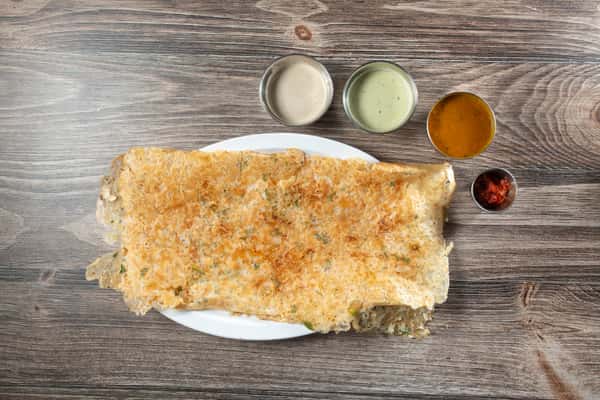 Onion Chilli Rava Dosa