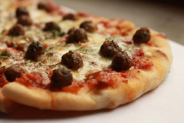 meatball pizza