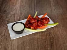 Korean BBQ Cauliflower Wings