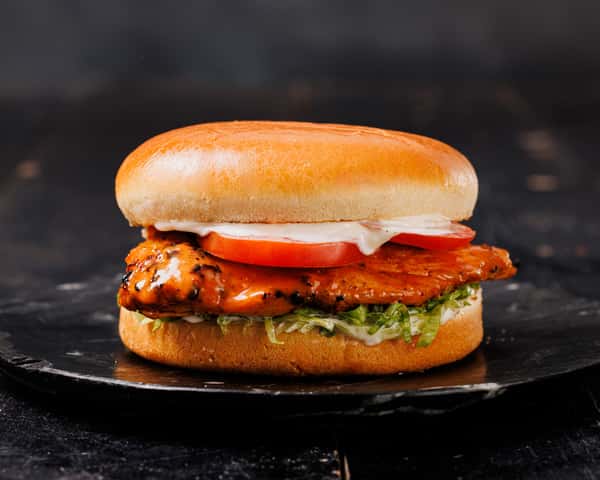 Breast fillet chicken burger
