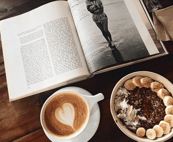 Coffe and a book
