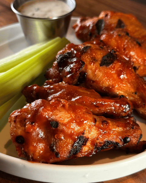 Charred Buffalo Wings
