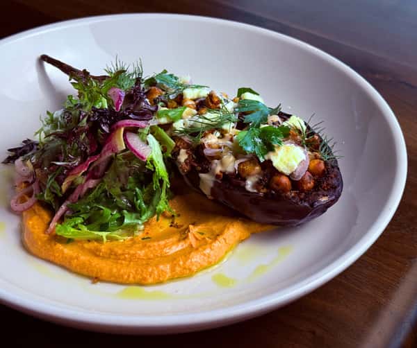stuffed eggplant
