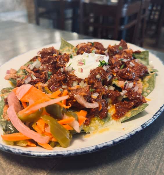 Pork Adovada Nachos